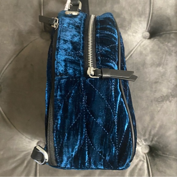 NWT KATE SPADE BRIAR LANE QUILTED CRUSHED VELVET MINI CONVERTIBLE BACKPACK - Picture 14 of 14